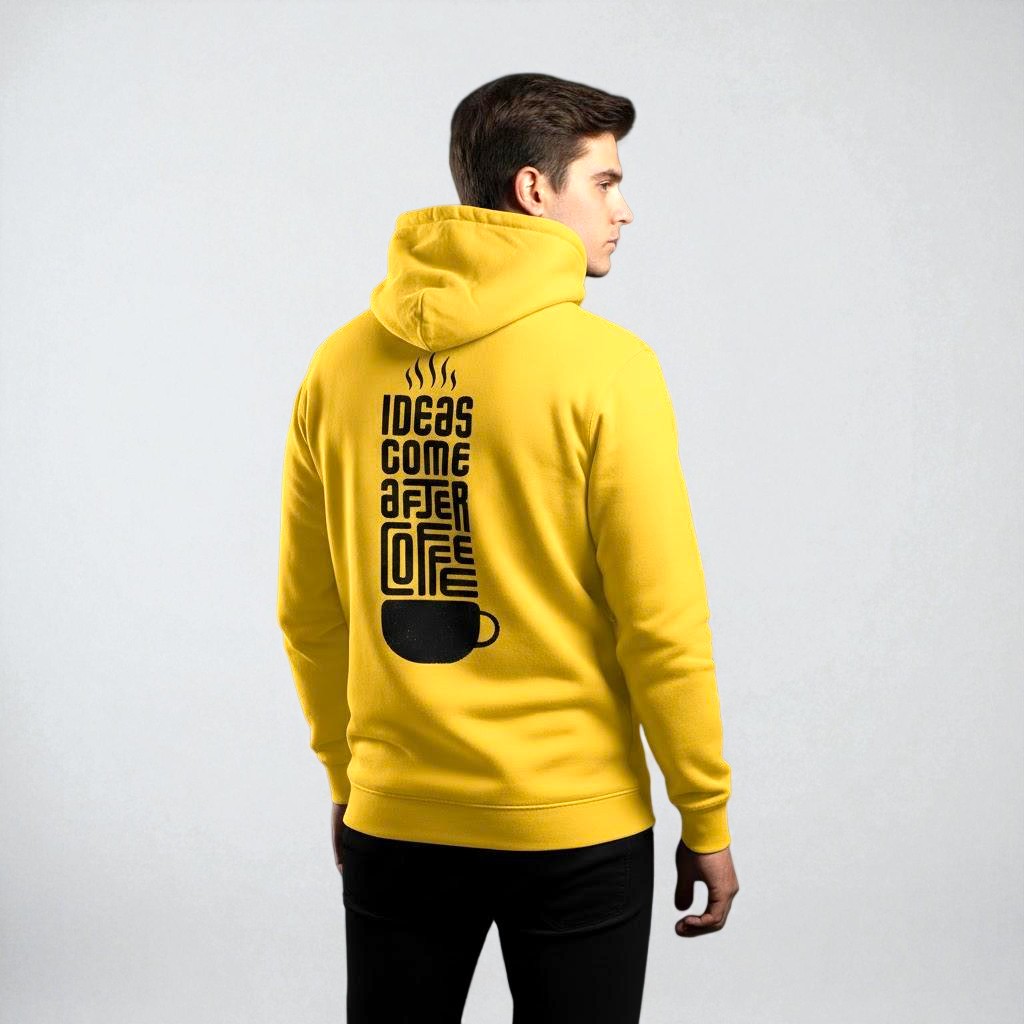 Coffee Quote Hoodie - Image 3