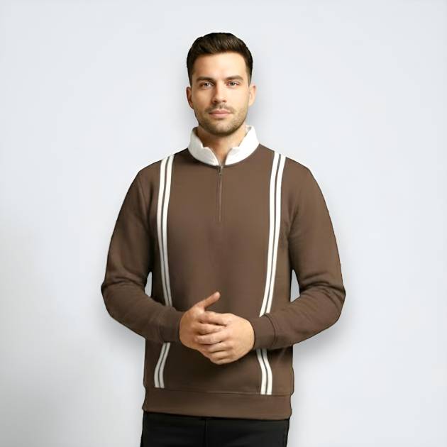 Men’s Stylish Stripe Sweatshirt