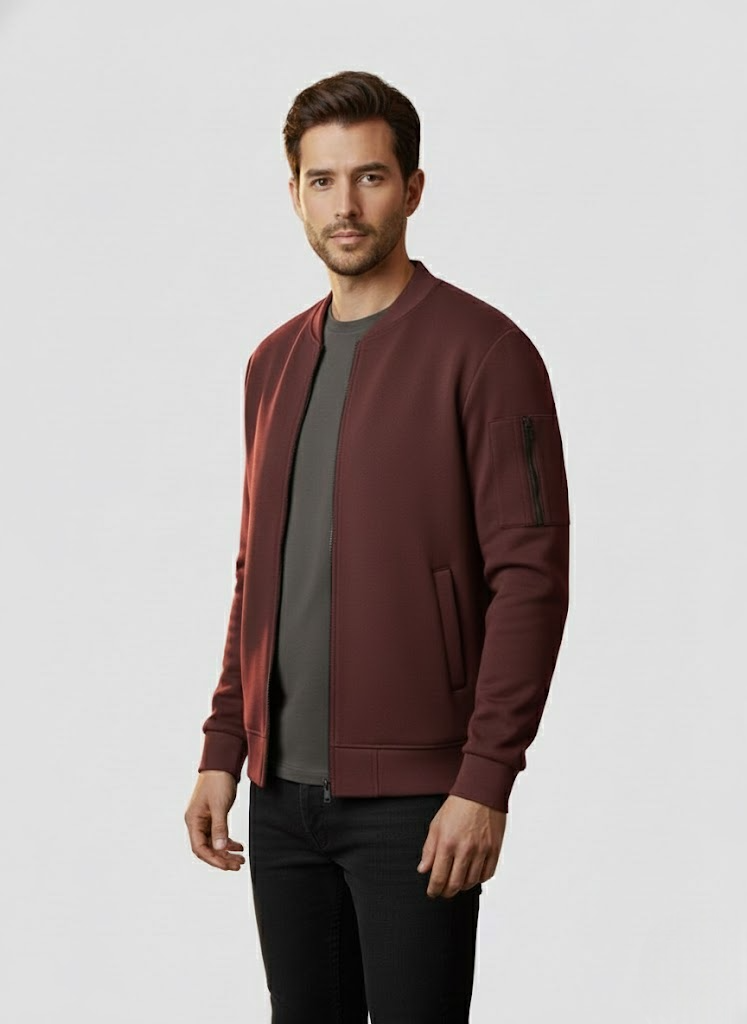Classic Men’s Bomber Jacket - Image 4