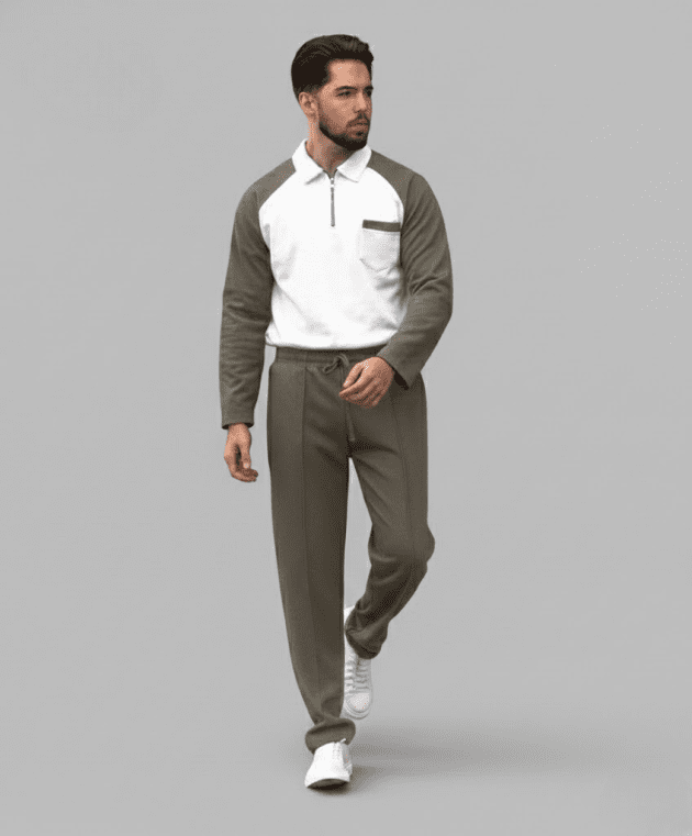 Contrast Raglan Tracksuit